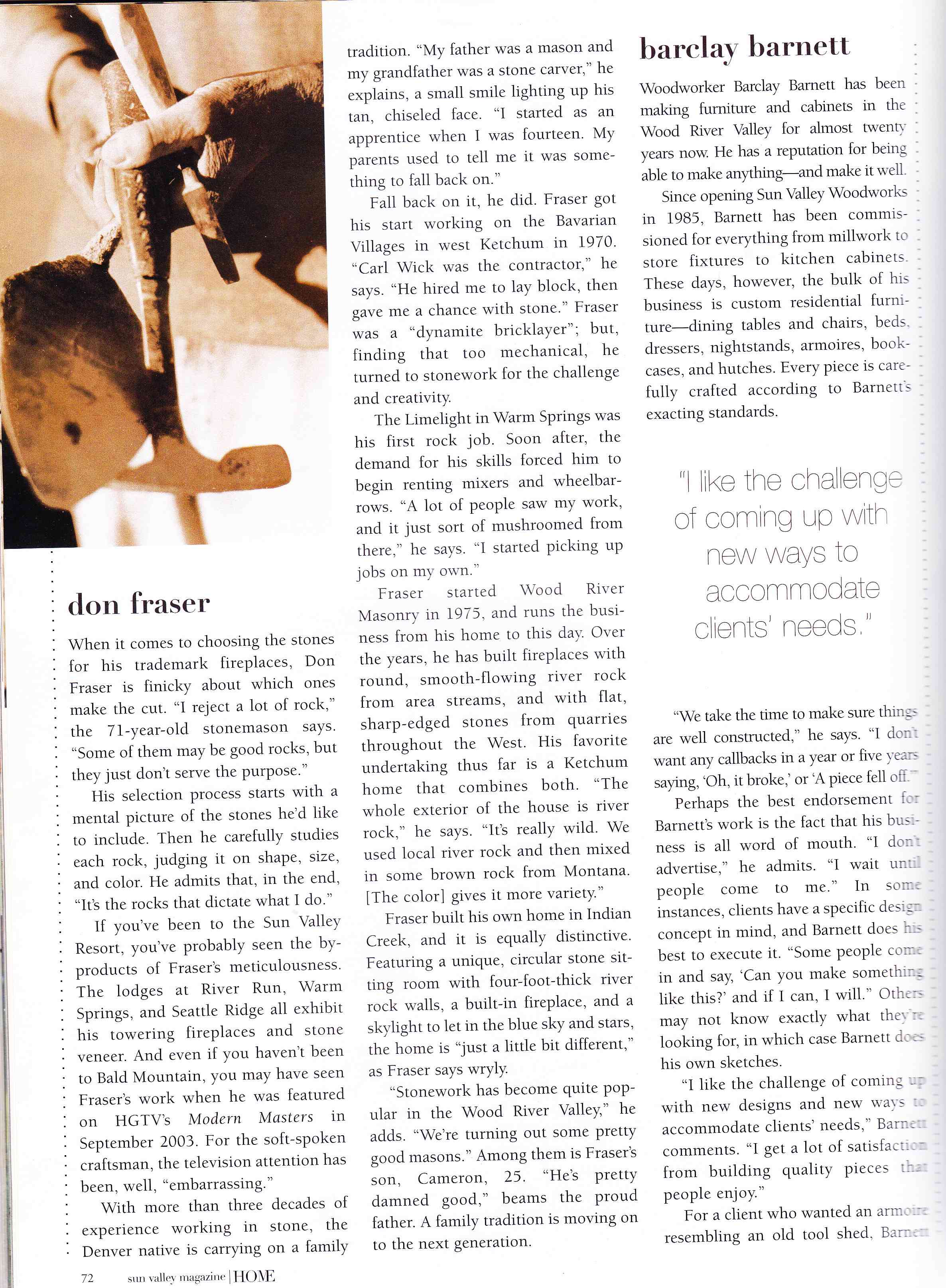 SV Magazine, second page